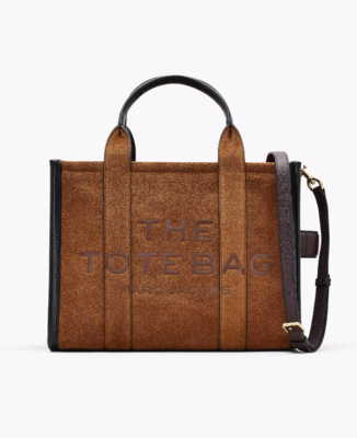 The Suede Medium Tote Bag copper